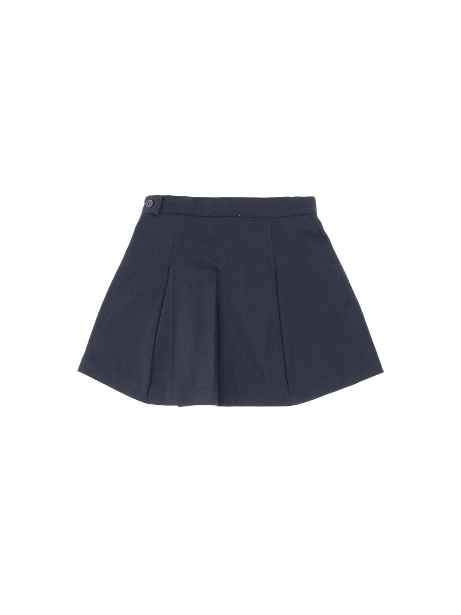 ボンポワン BONPOINT ミニ御徒面子 スコート ガールズ 青碧 Mini-skirts 374008 関税 貨物輸送無料 2025AW el