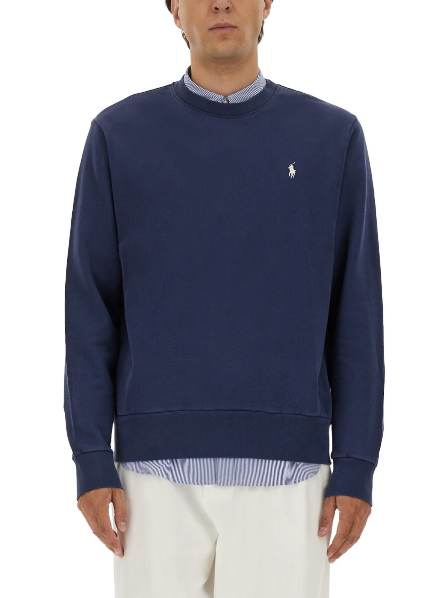 ポロ ラルフ 置き目レン POLO RALPH LAUREN トレーナー 調教師 メンズ 青色 Sweatshirts 376435 関税 貨物輸送無料 2025AW el