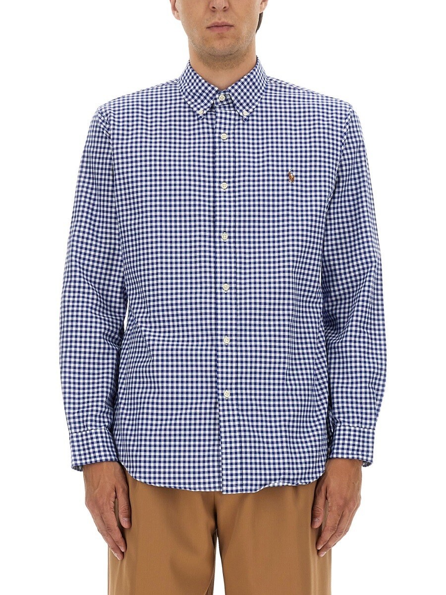 ポロ ラルフ ローレン POLO RALPH LAUREN シャツ メンズ ブルー Shirts 375942 関税 送料無料 2025AW el|BRANDSHOP「il Tesoro」