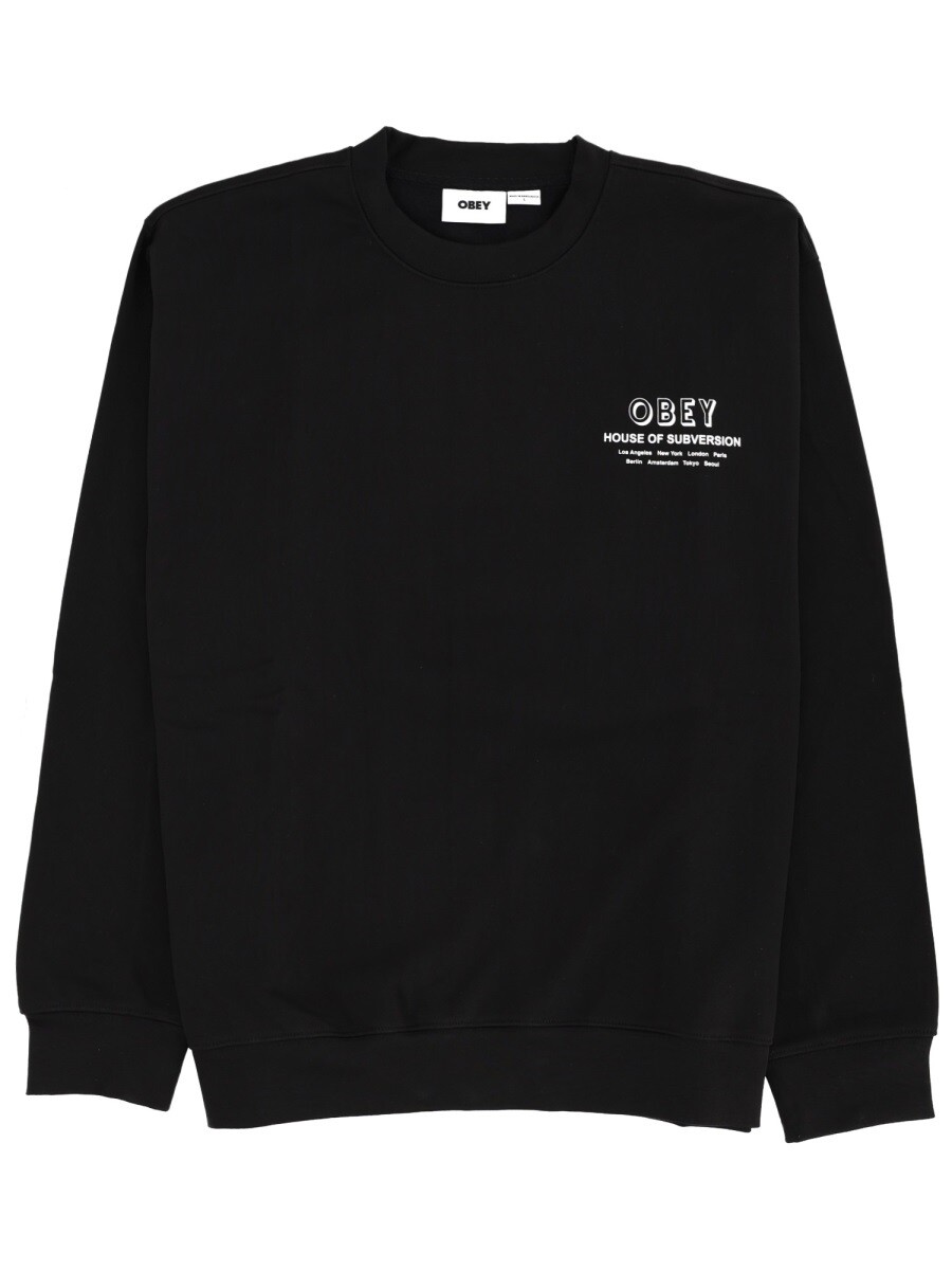 オベイ OBEY トレーナー 調教師 メンズ 黒いこと Sweatshirts 376029 関税 貨物輸送無料 2025AW el