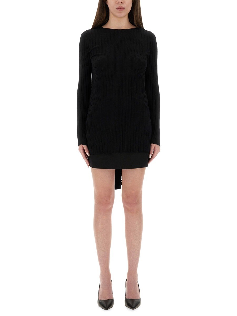 モスキーノ ジーンズ MOSCHINO JEANS セーター ニットウェア レディース ブラック Knitwear 376491 関税 送料無料 2025AW el