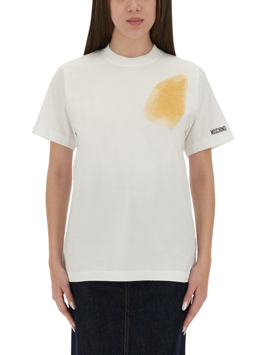 モスキーノ MOSCHINO ポロシャツ Tシャツ レディース ホワイト T-shirts and polo shirts 376662 関税 送料無料 2025AW el｜BRANDSHOP「il Tesoro」 30,420円