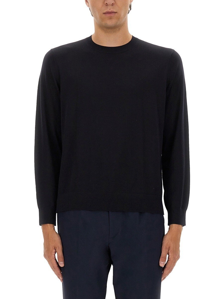 行動論理 THEORY プルオーバー 編み物御召しもの メンズ 青味 Knitwear 376115 関税 貨物輸送無料 2025AW el