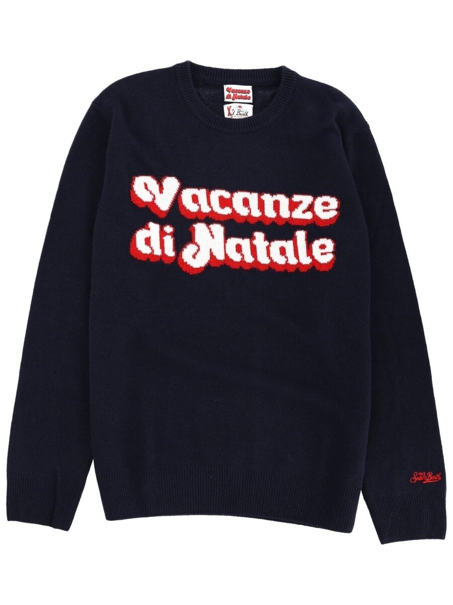 エムシーツーセイントバース MC2 SAINT BARTH プルオーバー 編み物御召しもの メンズ 青味 Knitwear 381862 関税 貨物輸送無料 2025AW el