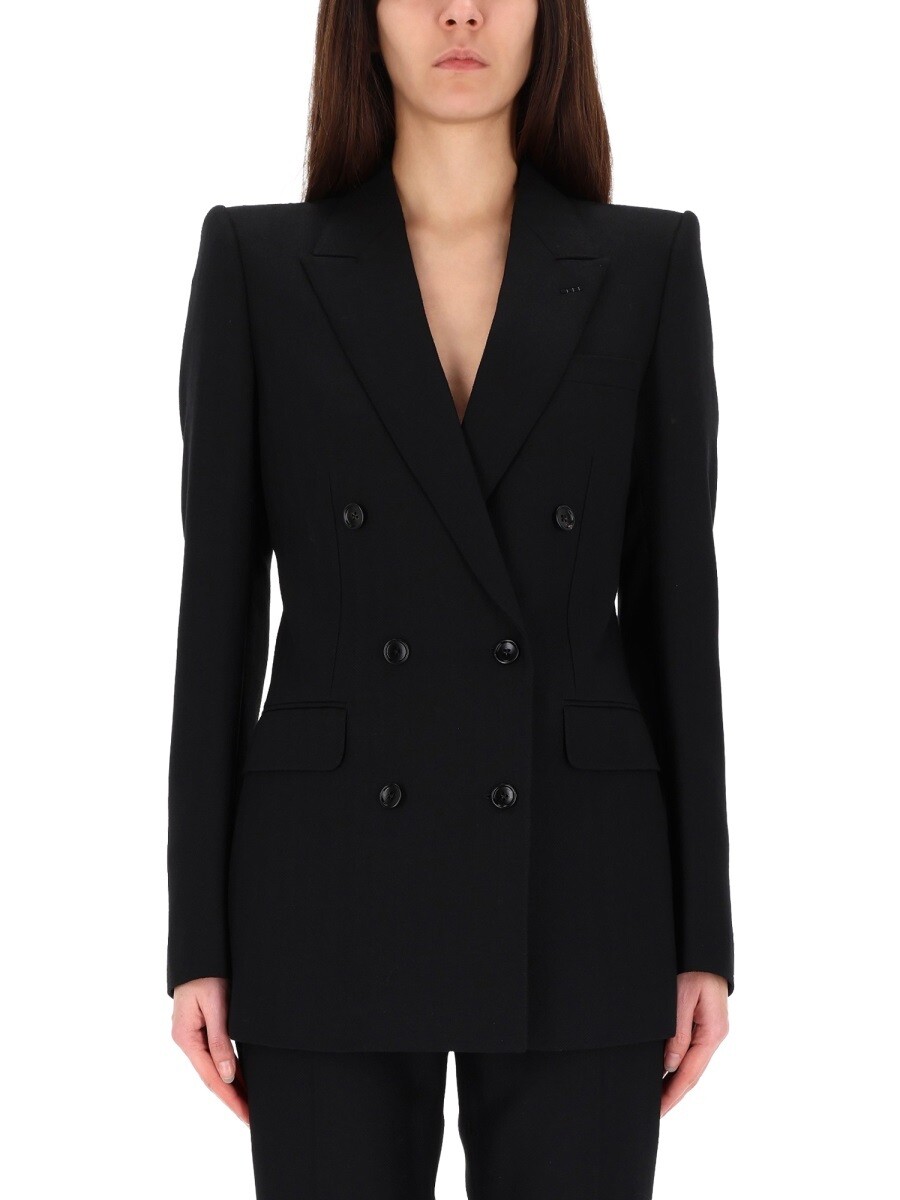 トム ジェラルド・r・フォード TOM FORD 背広上衣 背広 上衣 レディース 黒いこと Suit Jackets 378004 関税 貨物輸送無料 2025AW el