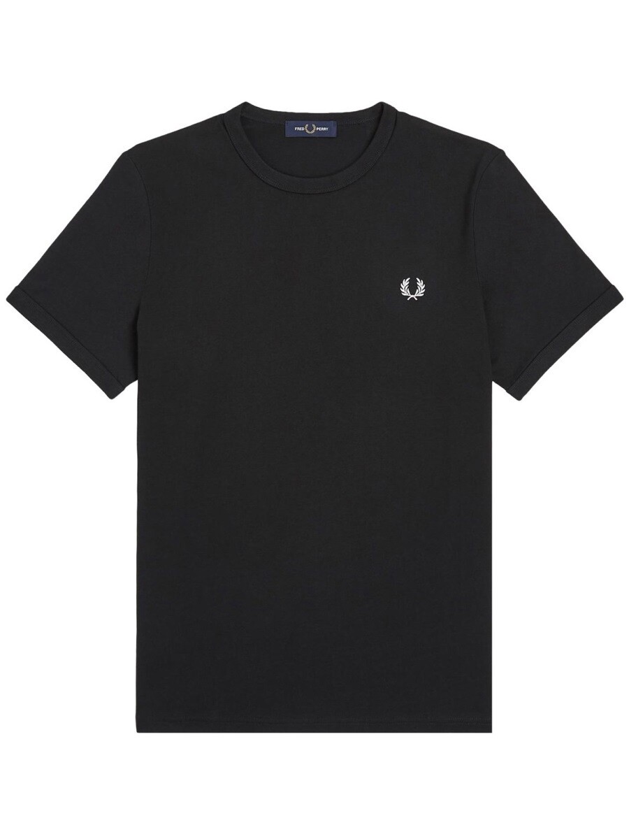 フレッド ペリー FRED PERRY ティーシャツ メンズ 黒いこと T-shirts 381830 関税 貨物輸送無料 2025AW el