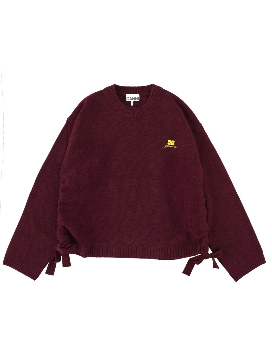 ガニー GANNI セーター ニットウェア レディース レッド Knitwear 383094 関税 送料無料 2025AW el