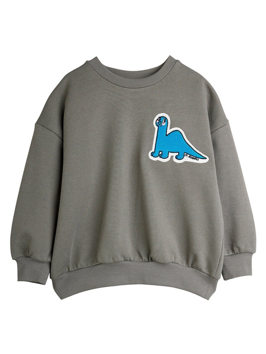 ミニ ロディーニ MINI RODINI クルーネックスウェットシャツ 調教師 ボーイズ 薄墨色 Crew neck sweatshirts 383882 関税 貨物輸送無料 2025AW el