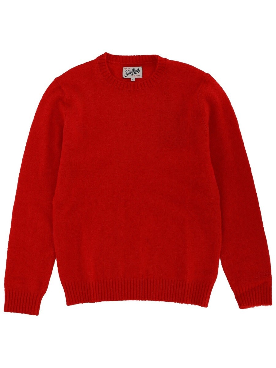 エムシーツーセイントバース MC2 SAINT BARTH プルオーバー 編み物御召しもの メンズ 赤いこと Knitwear 383105 関税 貨物輸送無料 2025AW el