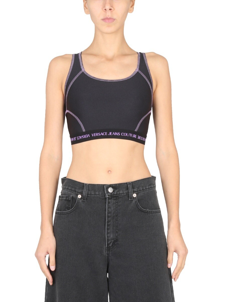 ヴェルサーチェ・ジーンズ・クチュール VERSACE JEANS COUTURE プルオーバー トップス レディース 黒いこと T-shirts and tops 241323 関税 貨物輸送無料 2022AW el
