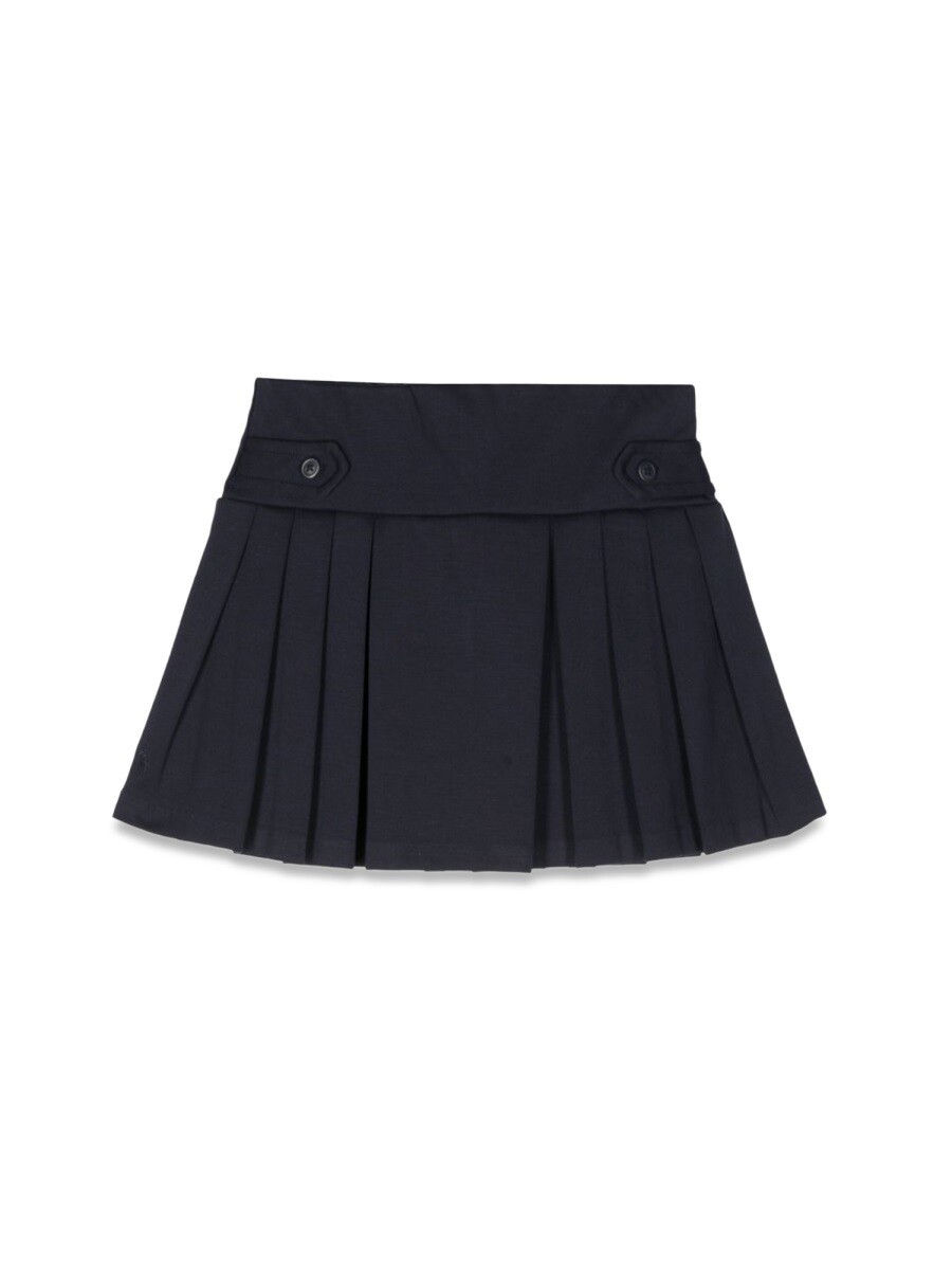 ポロ・ラルフローレン POLO RALPH LAUREN ミニ御徒面子 スコート ガールズ 青碧 Mini-skirts 396249 関税 貨物輸送無料 2026SS el