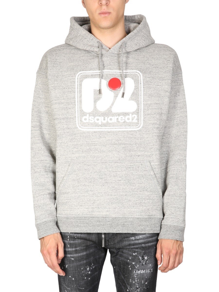 ディースクエアード DSQUARED2 トレイナー 調教師 メンズ 薄墨色 Sweatshirts 240475 関税 貨物輸送無料 2022AW el