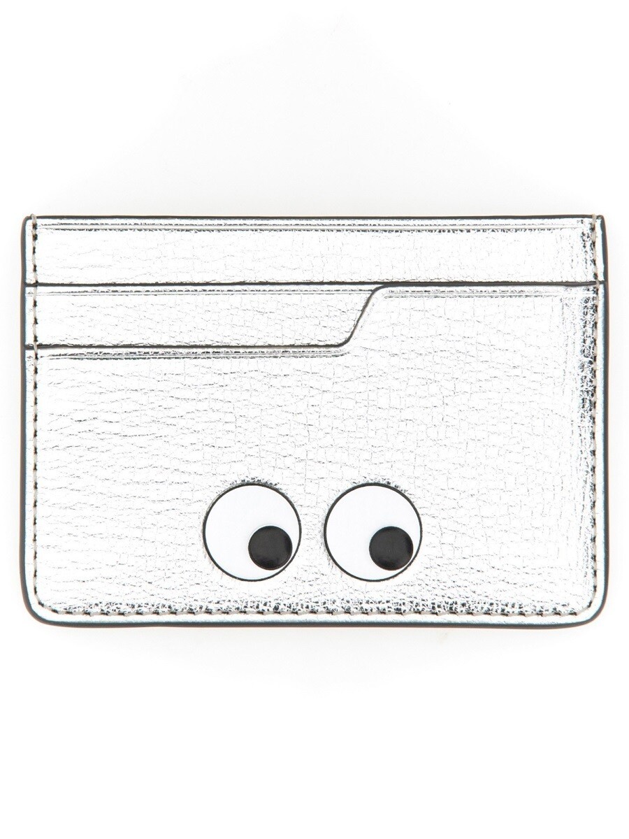 アニヤ ハインド行進曲 ANYA HINDMARCH 歌留多保持者 紙入れ レディース しろがね色 Wallets and Card Holders 418379 関税 貨物輸送無料 2026AW el