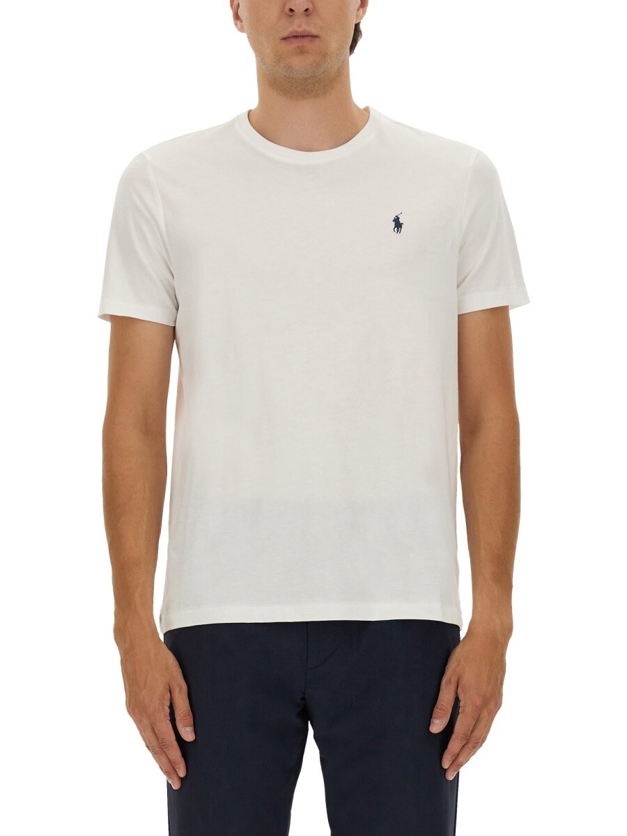 ポロ ラルフ ローレン POLO RALPH LAUREN Tシャツ メンズ ホワイト T-shirts 415855 関税 送料無料 2026AW el｜BRANDSHOP「il Tesoro」