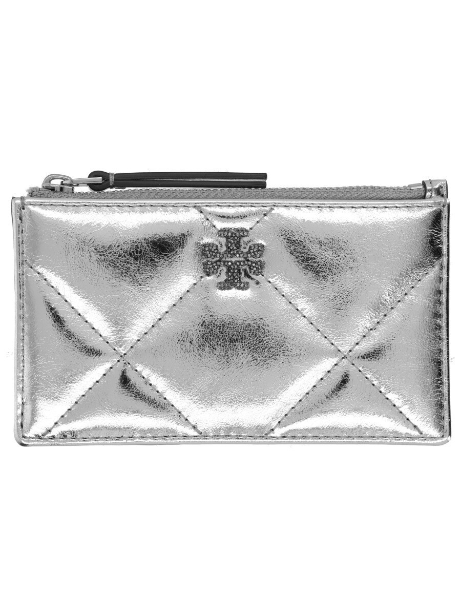 トリー バーチ TORY BURCH 歌留多保持者 紙入れ レディース しろがね色 Wallets and Card Holders 395607 関税 貨物輸送無料 2026SS el