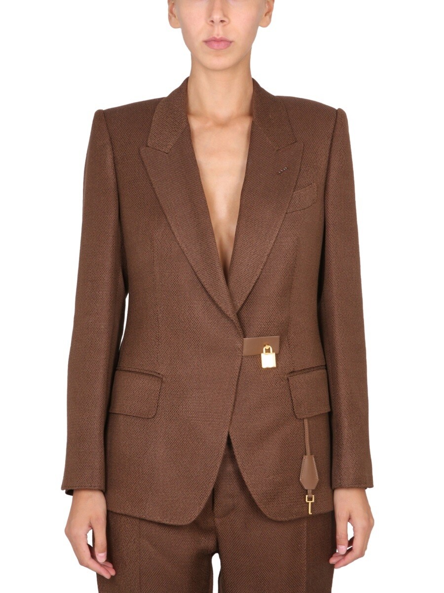 トム ジェラルド・r・フォード TOM FORD 背広上衣 背広 上衣 レディース 赤銅色 Suit Jackets 240100 関税 貨物輸送無料 2022AW el