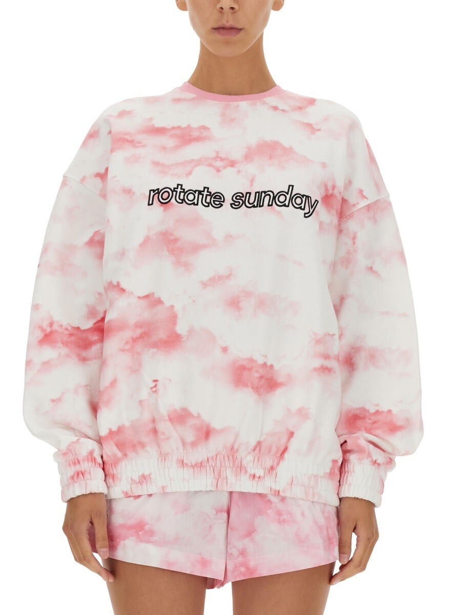 ローテート ROTATE BIRGER CHRISTENSEN 調教師 レディース サクラ色 Sweatshirts 240919 関税 貨物輸送無料 2022AW el