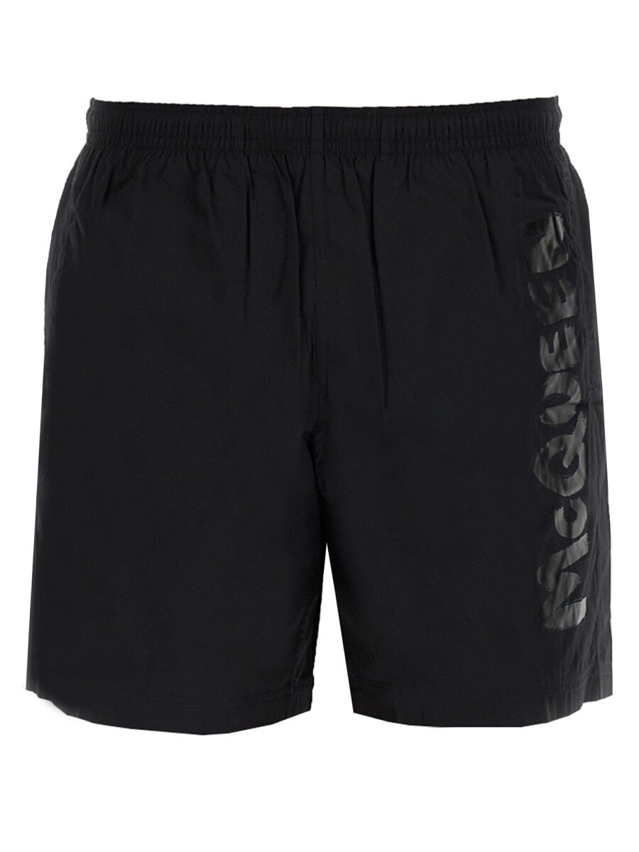 アレキサンダー マックイーン ALEXANDER MCQUEEN 水泳着 スイムウェア メンズ 黒いこと Swimwear 241045 関税 貨物輸送無料 2022AW el