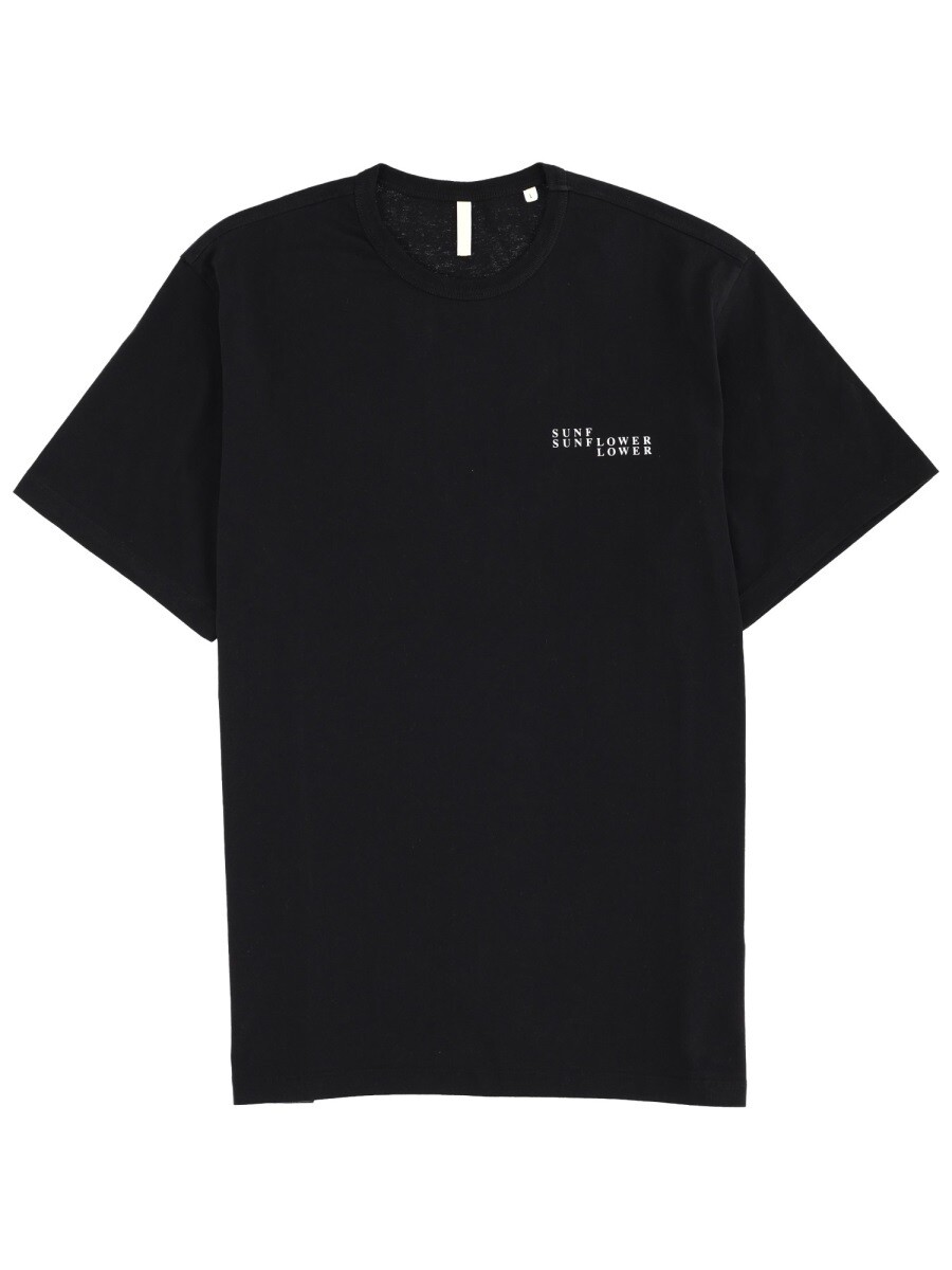 サンフラワー SUNFLOWER Tシャツ メンズ ブラック T-shirts 400898 関税 送料無料 2026SS el|BRANDSHOP「il Tesoro」