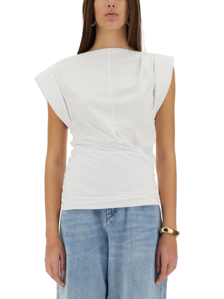 イザベル マラン ISABEL MARANT ポロシャツ Tシャツ レディース ホワイト T-shirts and polo shirts 394669 関税 送料無料 2026SS el｜BRANDSHOP「il Tesoro」