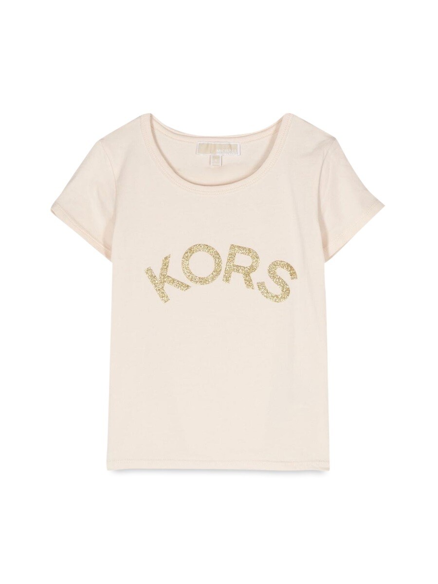 マイケル・教科課程 MICHAEL KORS KIDS ロング捩りプルオーバー プルオーバー ガールズ ベージュ Long sleeve t-shirts 252913 関税 貨物輸送無料 2022AW el