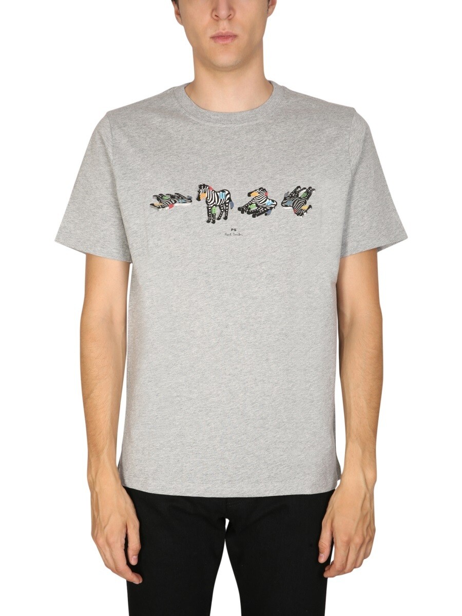 ポールスミス PAUL SMITH Tシャツ メンズ グレー T-shirts 245201 関税 送料無料 2022AW el|BRANDSHOP「il Tesoro」