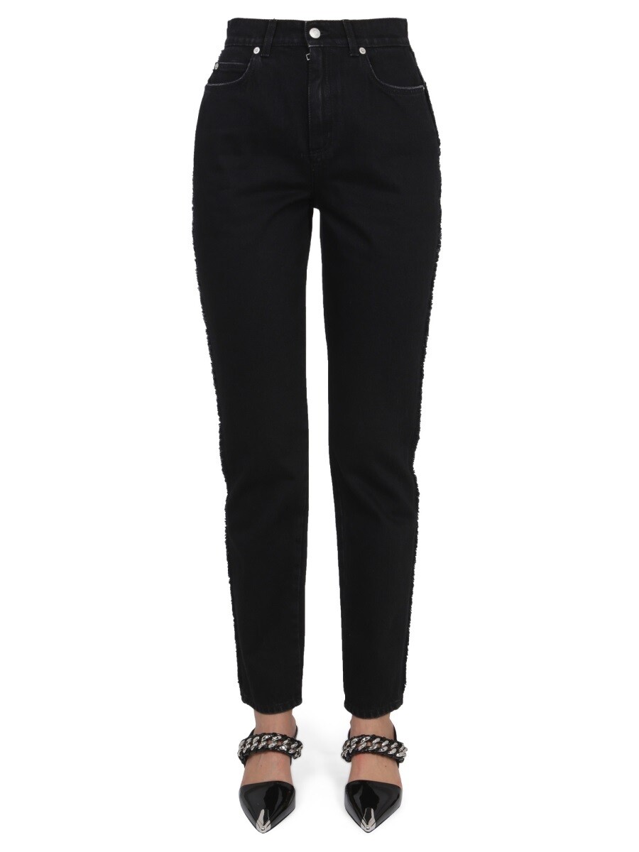 アレキサンダー マックイーン ALEXANDER MCQUEEN デニム レディース ブラック Jeans 259375 関税 送料無料 2022AW el|BRANDSHOP「il Tesoro」