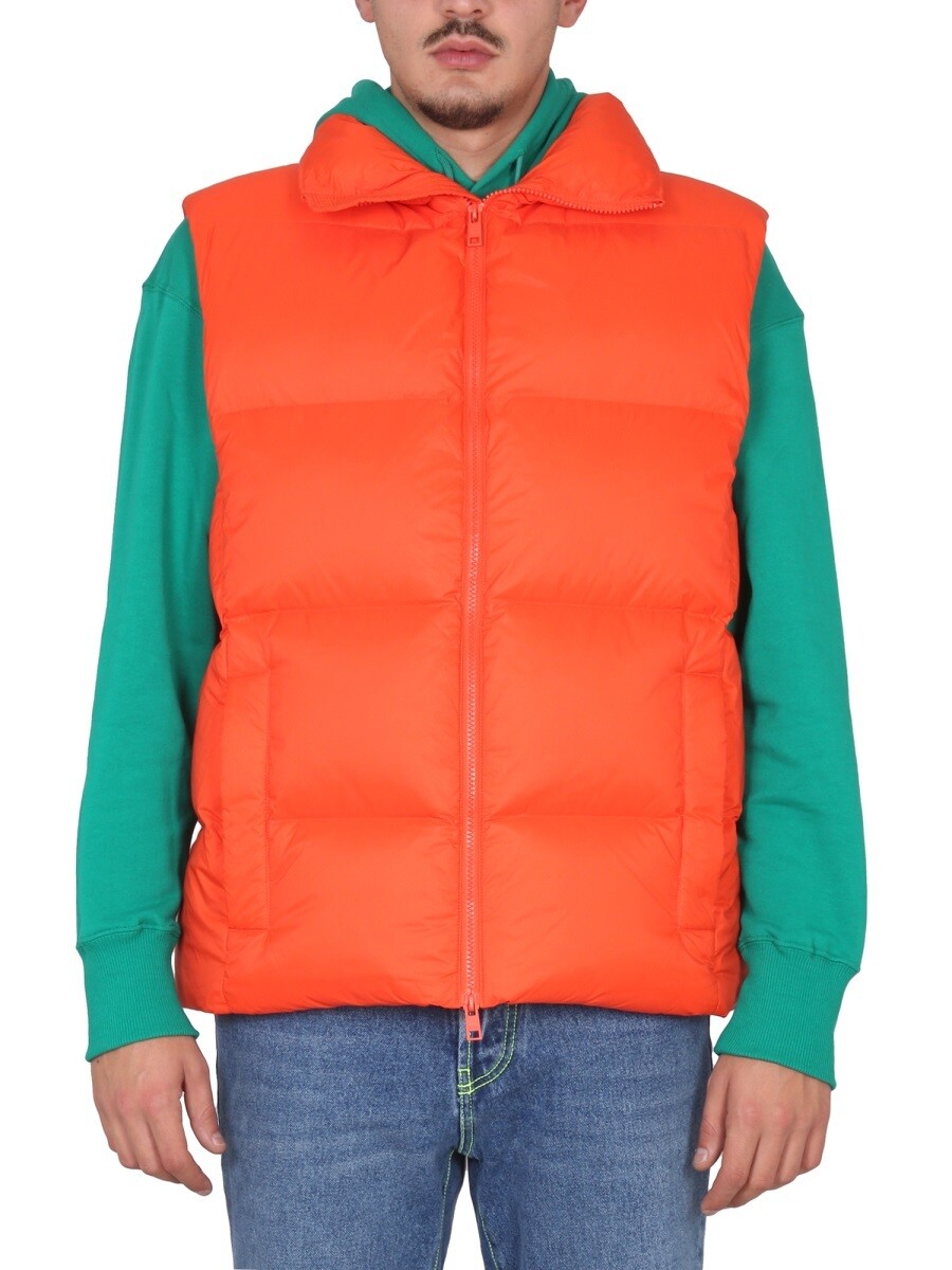 エムエスジーエム MSGM ジレ ベスト メンズ オレンジ Vests 258155 関税 送料無料 2022AW el