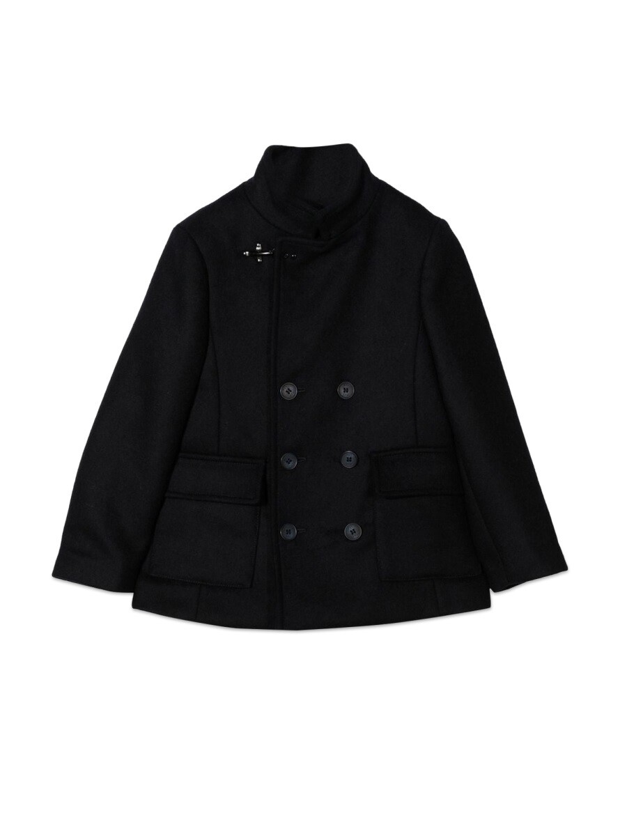 フェイ FAY 厚地の外套 ボーイズ 青碧 Coats 259108 関税 貨物輸送無料 2022AW el
