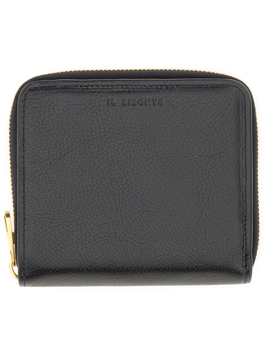 イルビゾンテ IL BISONTE 歌留多保持者 紙入れ レディース 黒いこと Wallets and Card Holders 260334 関税 貨物輸送無料 2022AW el
