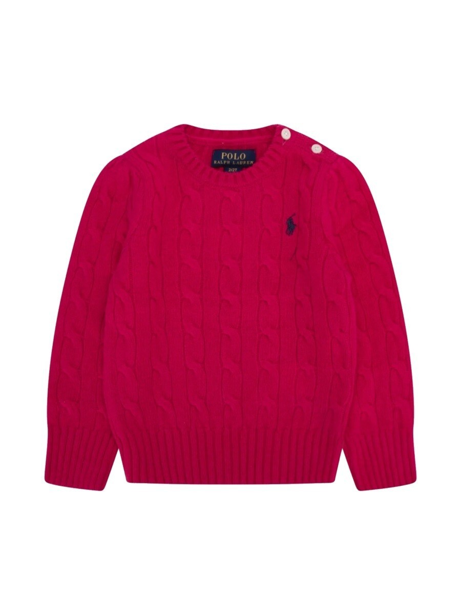 ポロ・ラルフローレン POLO RALPH LAUREN クルーネックジャンパー ニットウェア ガールズ パープル Crew neck jumpers 258790 関税 送料無料 2022AW el|BRANDSHOP「il Tesoro」