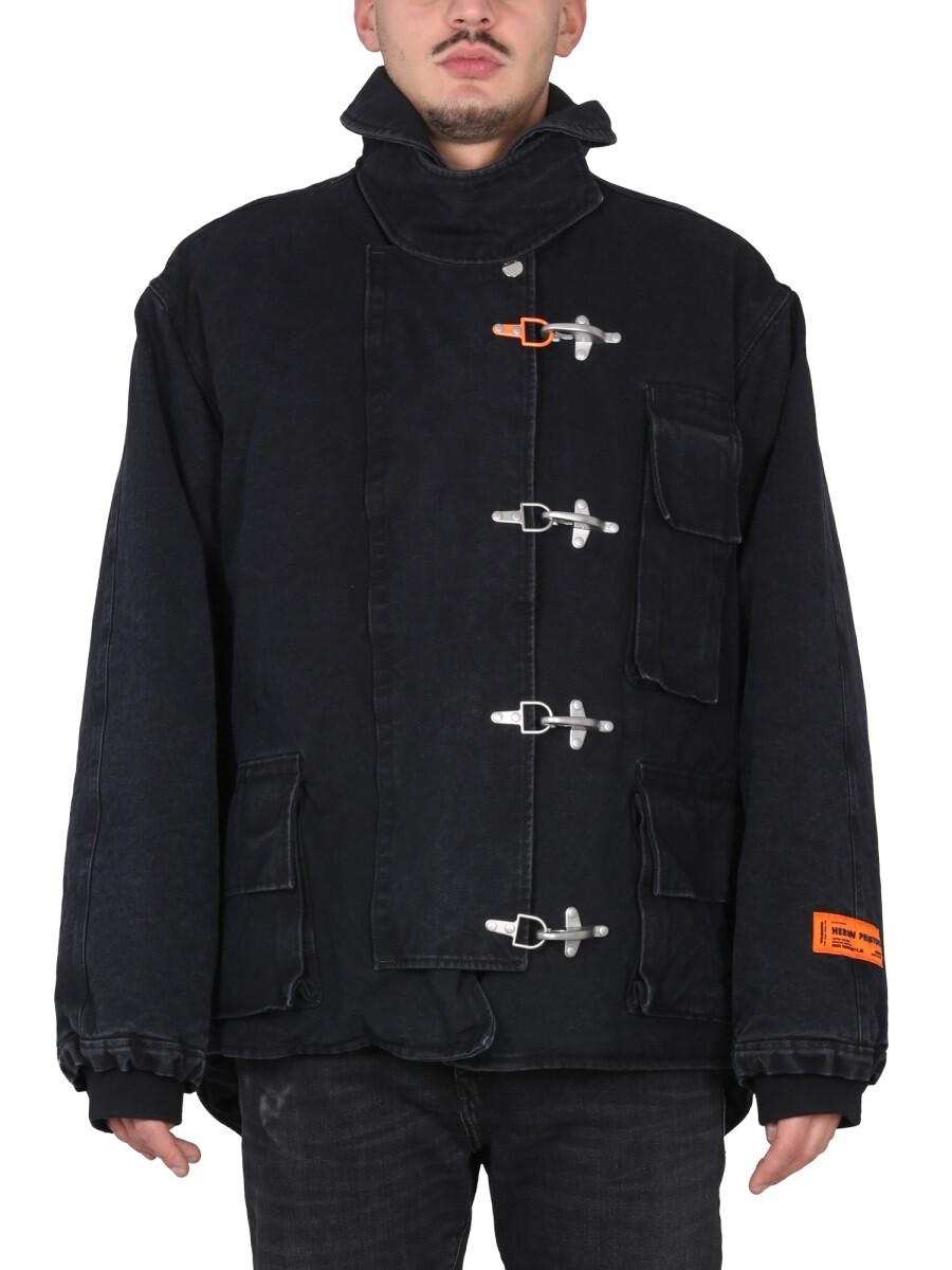 ヘロン プレストン HERON PRESTON ジャケット メンズ ブラック Jackets 259848 関税 送料無料 2022AW el|BRANDSHOP「il Tesoro」