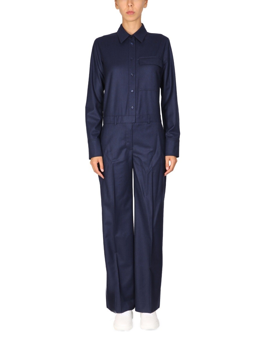 中心柱 ポールマッカートニー STELLA MCCARTNEY セットアップ オールインワン レディース 青碧 Jumpsuits 252860 関税 貨物輸送無料 2022AW el