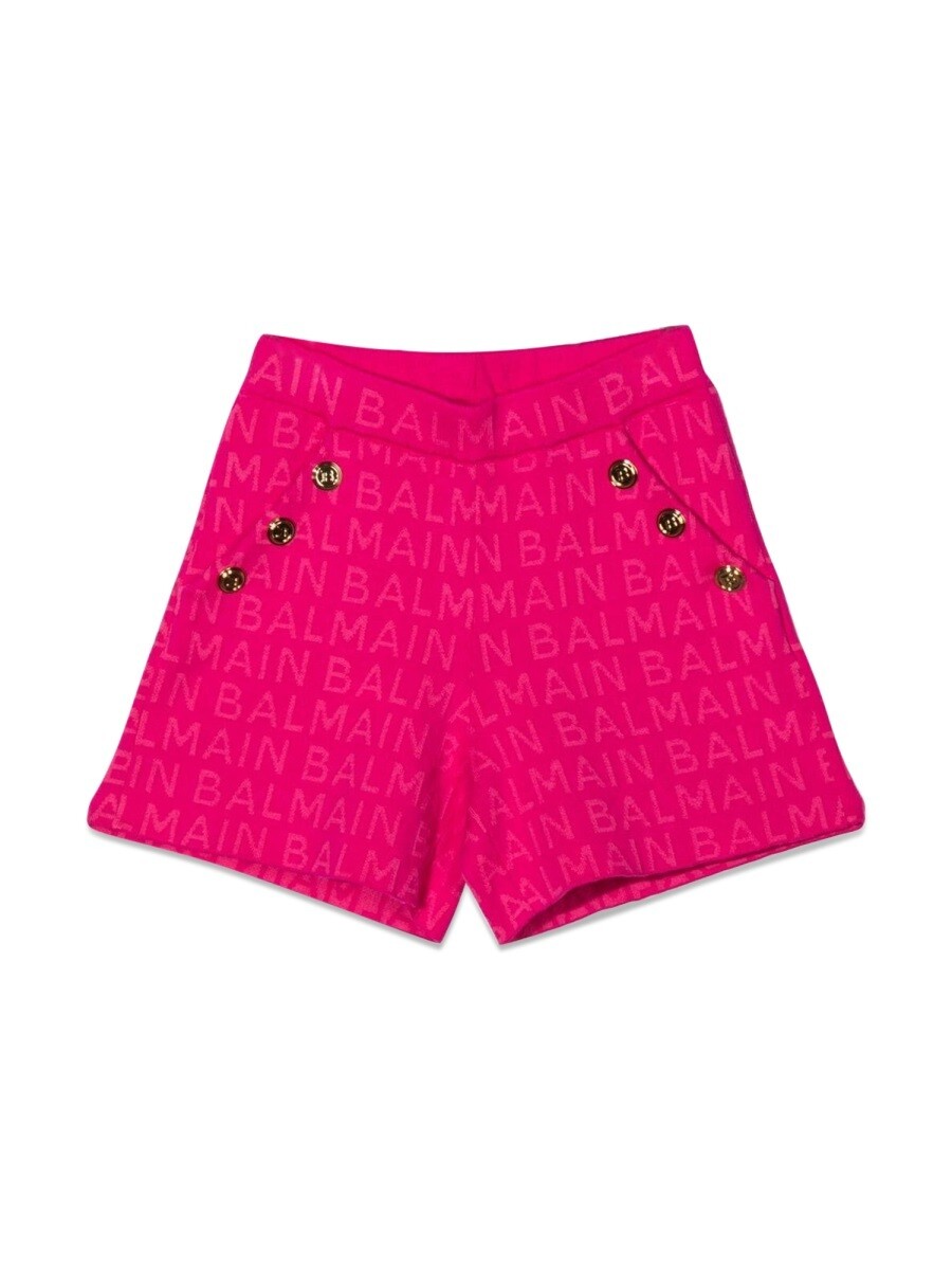 バルマン BALMAIN 遊撃手ズボン下 ズボン下 さる股引き ガールズ パープル Shorts 255760 関税 貨物輸送無料 2022AW el