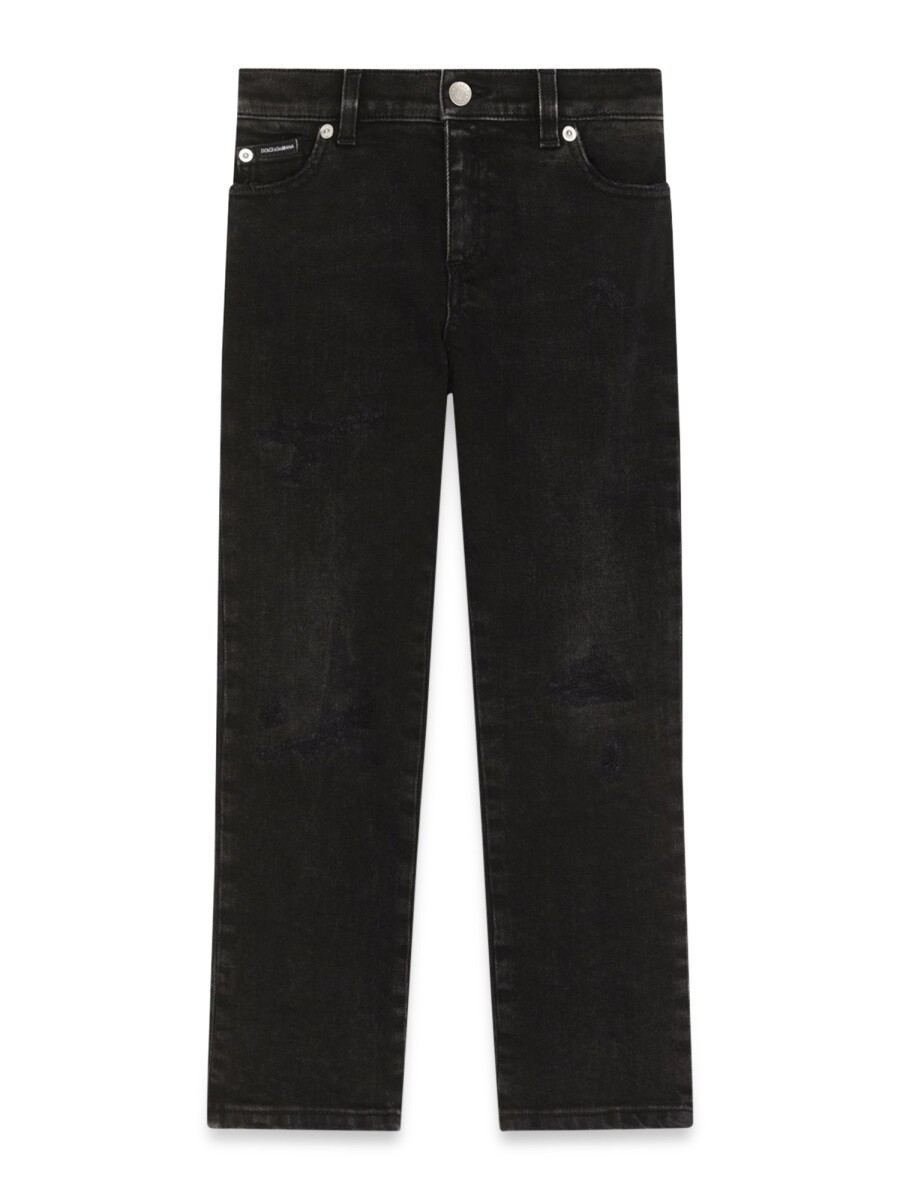 ドルチェ＆ガッバーナ DOLCE\u0026GABBANA ズボン下 ボーイズ 黒いこと Cargo trousers 260530 関税 貨物輸送無料 2022AW el