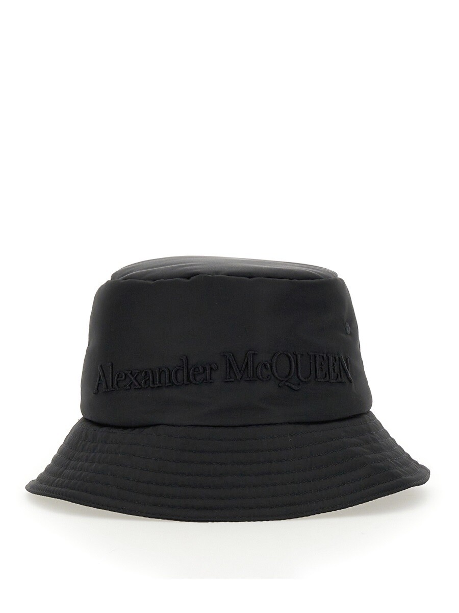 アレキサンダー マックイーン ALEXANDER MCQUEEN かぶり笠 かぶり笠 レディース 黒いこと Hats 259509 関税 貨物輸送無料 2022AW el