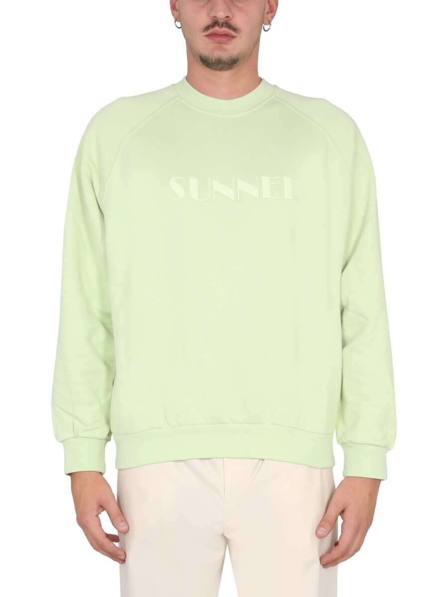 スンネイ SUNNEI スウェットシャツ トレーナー メンズ グリーン Sweatshirts 257178 関税 送料無料 2022AW el|BRANDSHOP「il Tesoro」