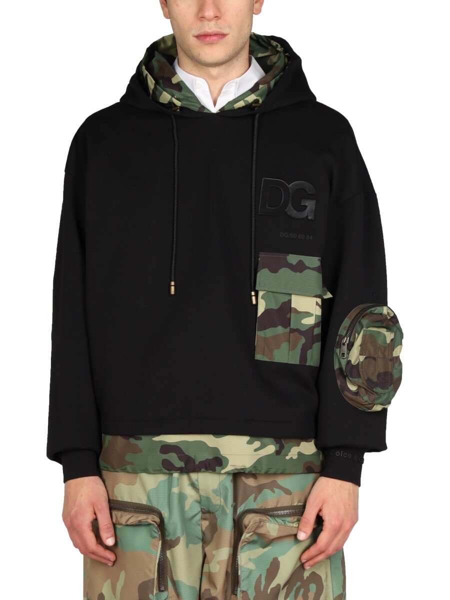 ドルチェ\u0026ガッバーナ DOLCE\u0026GABBANA トレイナー 調教師 メンズ 黒いこと Sweatshirts 235715 関税 貨物輸送無料 2022SS el