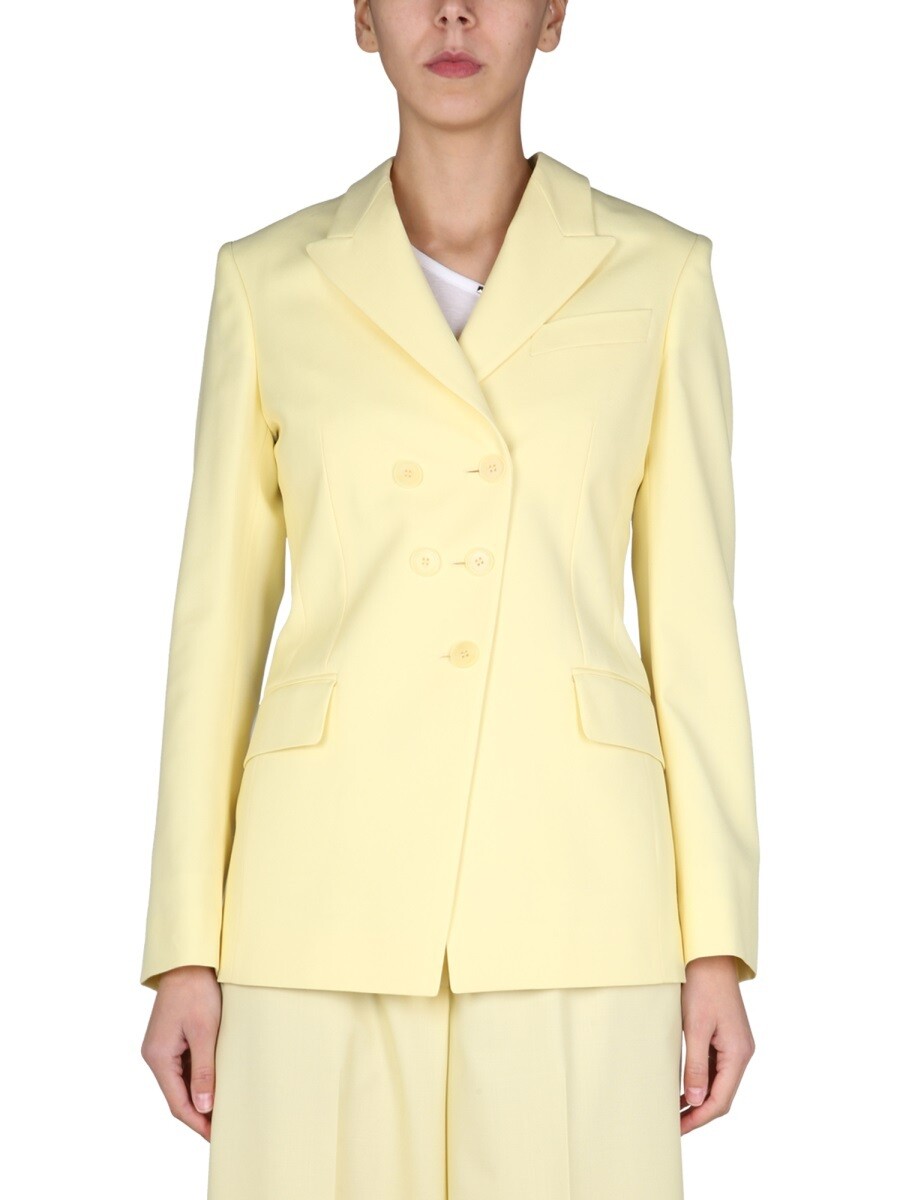 中心柱 ポールマッカートニー STELLA MCCARTNEY 背広上衣 背広 上衣 レディース 黄色 Suit Jackets 223577 関税 貨物輸送無料 2022SS el