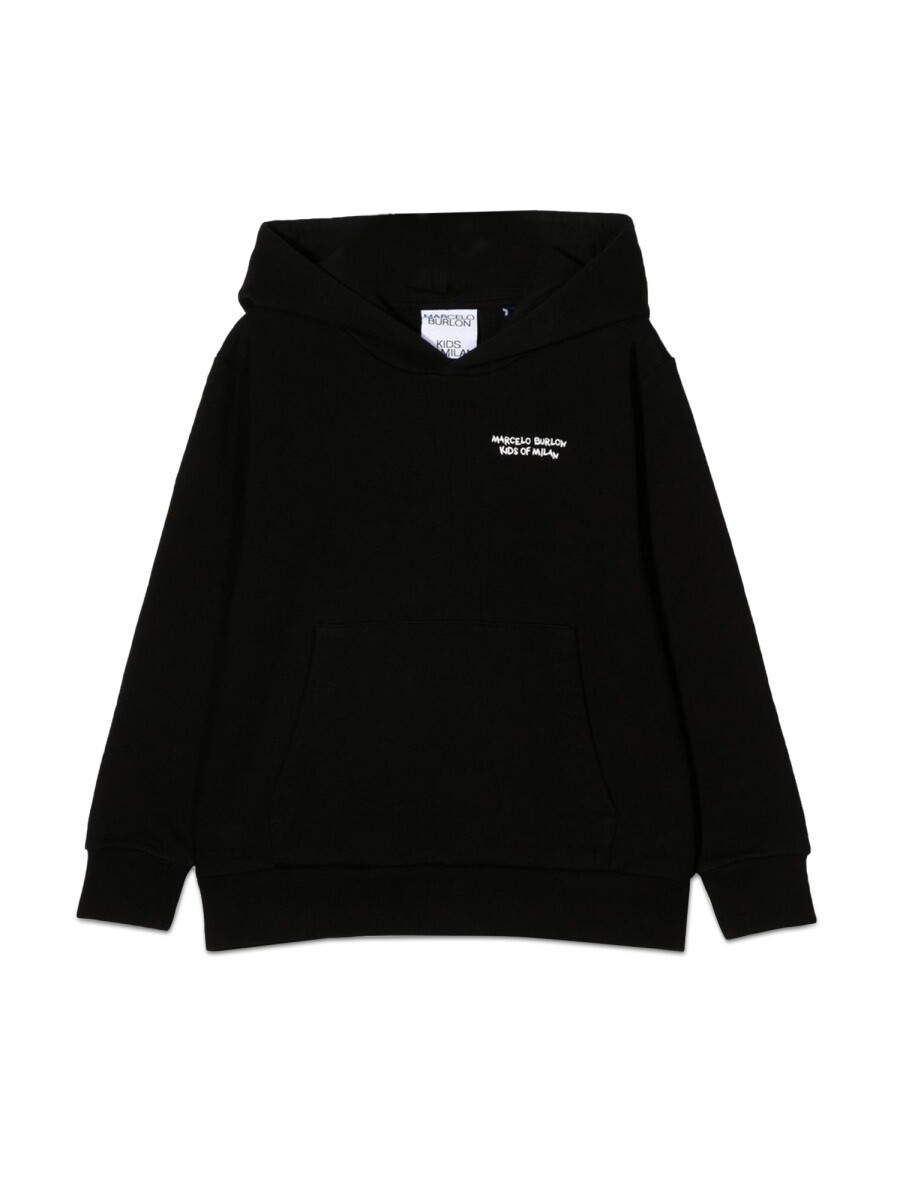 マルセロ・ブロン MARCELO BURLON クルーネックスウェットシャツ 調教師 ボーイズ 白いこと Crew neck sweatshirts 238004 関税 貨物輸送無料 2022SS el