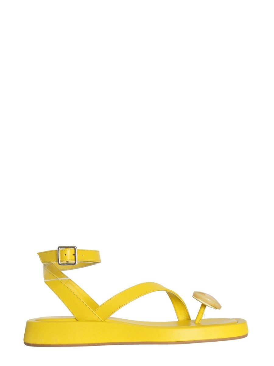 ジア・ボルギーニ GIA BORGHINI サンダル レディース イエロー Sandals 227635 関税 送料無料 2022SS el｜BRANDSHOP「il Tesoro」