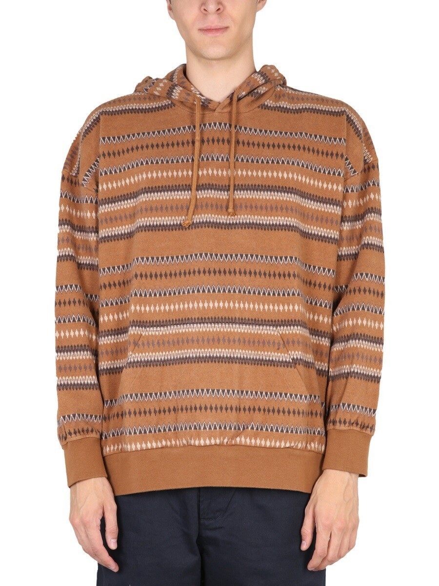 ユニバーサルワークス UNIVERSAL WORKS スウェットシャツ トレーナー メンズ ブラウン Sweatshirts 263279 関税 送料無料 2022AW el|BRANDSHOP「il Tesoro」