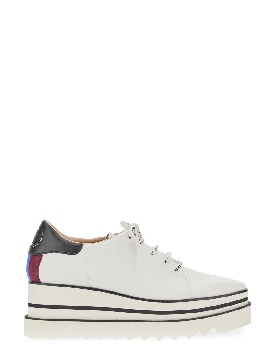 中心柱 ポールマッカートニー STELLA MCCARTNEY レースアップシューズ 御召しものシューズ レディース 白いこと Lace-up shoes 347964 関税 貨物輸送無料 2025SS el