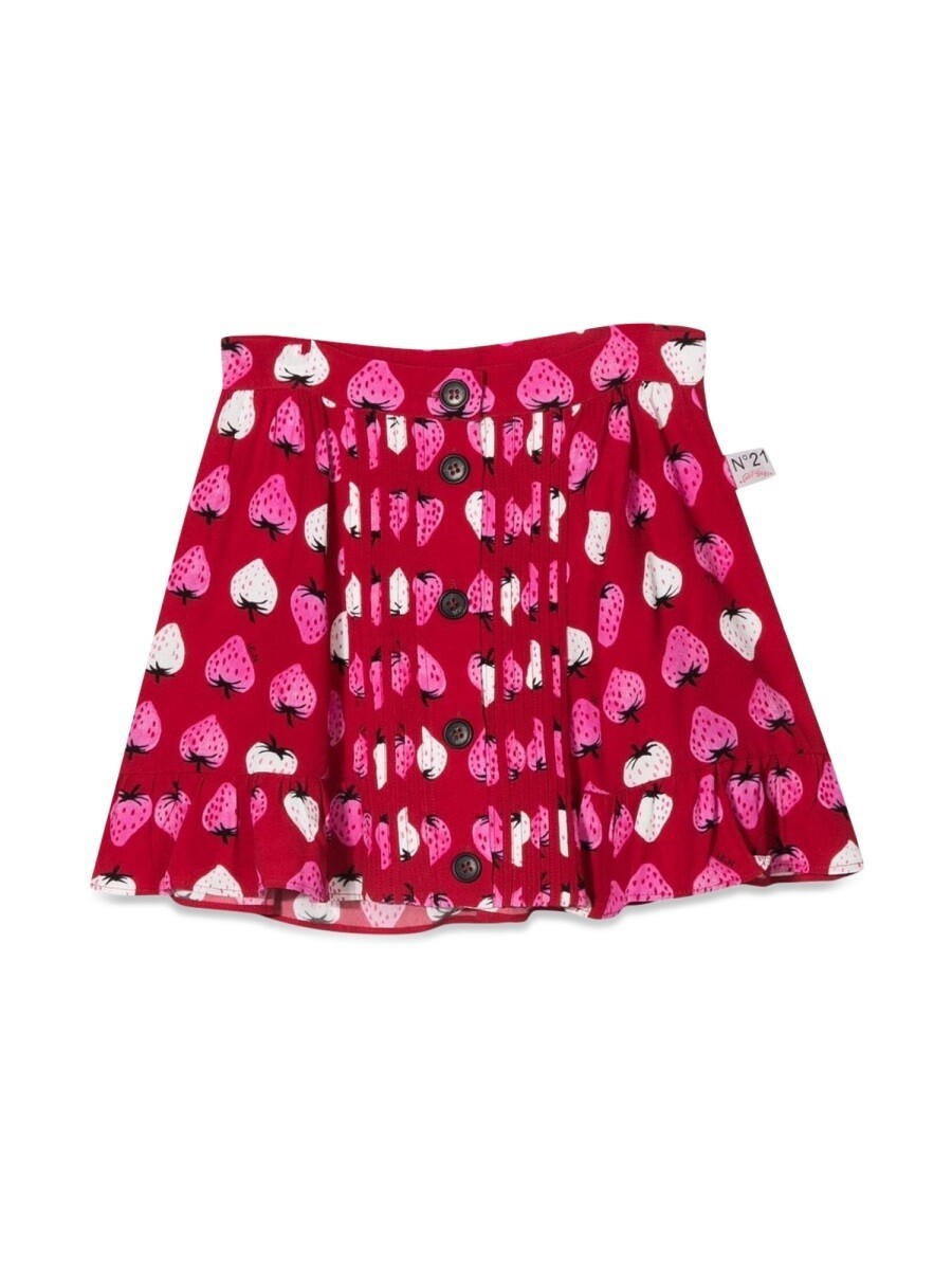 ヌメロ ヴェントゥーノ N.21 ミニ御徒面子 スコート ガールズ 赤いこと Mini-skirts 248213 関税 貨物輸送無料 2022SS el