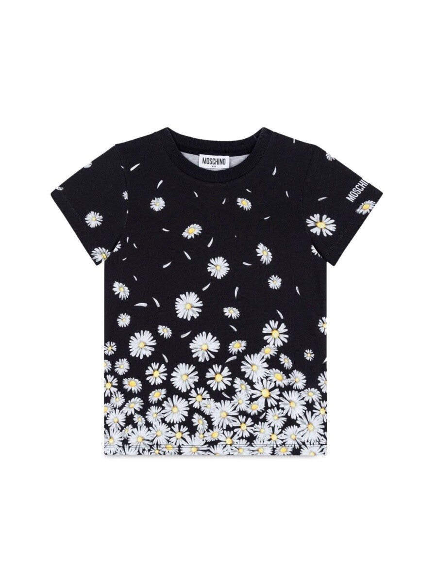 モスキーノ MOSCHINO ロングスリーブTシャツ Tシャツ ガールズ ブラック Long sleeve t-shirts 346373 関税 送料無料 2025SS el｜BRANDSHOP「il Tesoro」