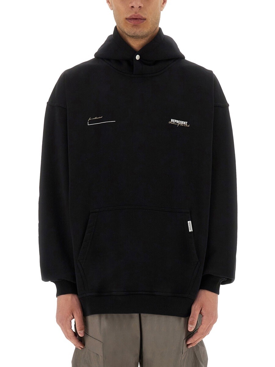 リプレゼント REPRESENT スウェットシャツ トレーナー メンズ ブラック Sweatshirts 343866 関税 送料無料 2025SS el|BRANDSHOP「il Tesoro」