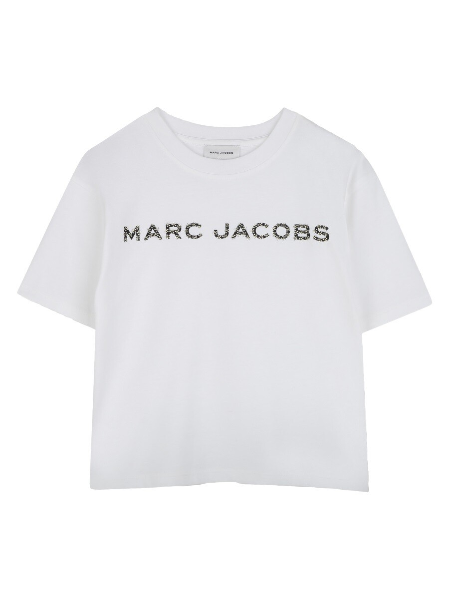 目じるし ジェイコブス MARC JACOBS ロング捩りプルオーバー プルオーバー ガールズ 白いこと Long sleeve t-shirts 347166 関税 貨物輸送無料 2025SS el