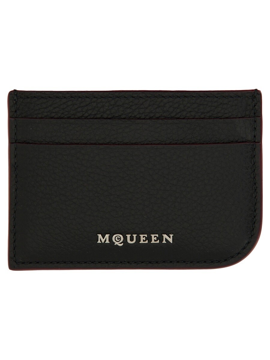 アレキサンダー マックイーン ALEXANDER MCQUEEN 歌留多保持者 紙入れ レディース 黒いこと Wallets and Card Holders 344865 関税 貨物輸送無料 2025SS el