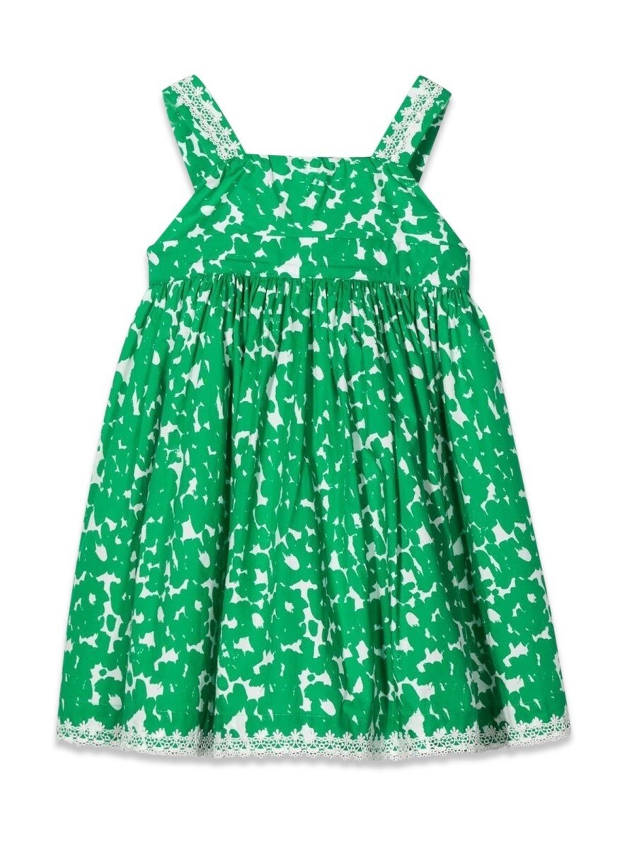 ミミソル MIMISOL ロングお召しもの お召しもの ガールズ 緑であること Long dresses 250043 関税 貨物輸送無料 2022SS el
