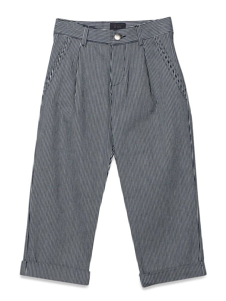 フェイ FAY パンツ ボーイズ ブルー Cargo trousers 248531 関税 送料無料 2022SS el|BRANDSHOP「il Tesoro」
